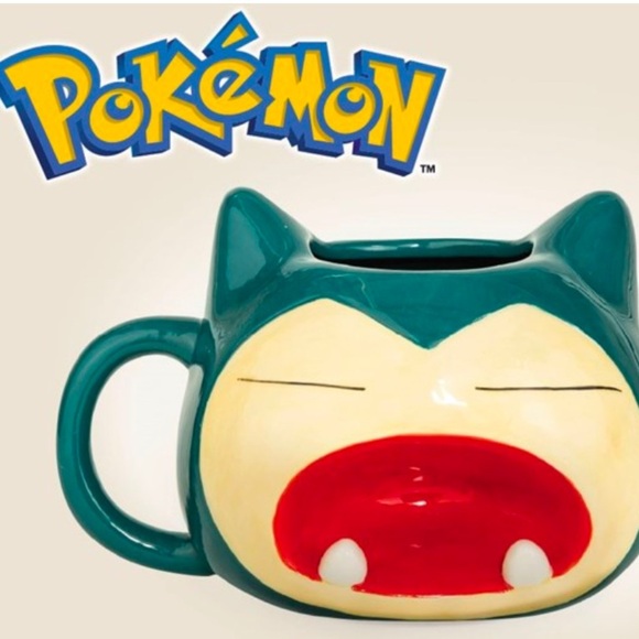 Pokémon Snorlax Mug XL - Green and Red EUC - Picture 1 of 3